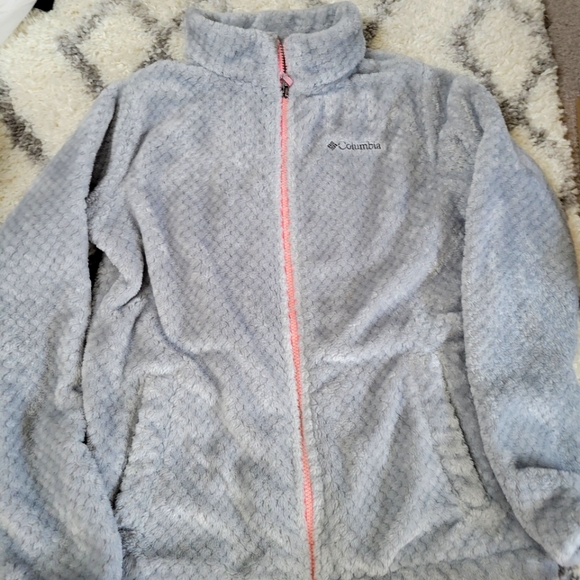 Columbia Other - Columbia Girls Fire Side Sherpa Full Zip  Fleece Jacket size XL
